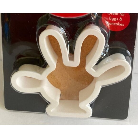 Disney Mickey Mouse Breakfast Egg Pancake Molds Cookie Cutter Set Head Hand - Picture 4 of 4